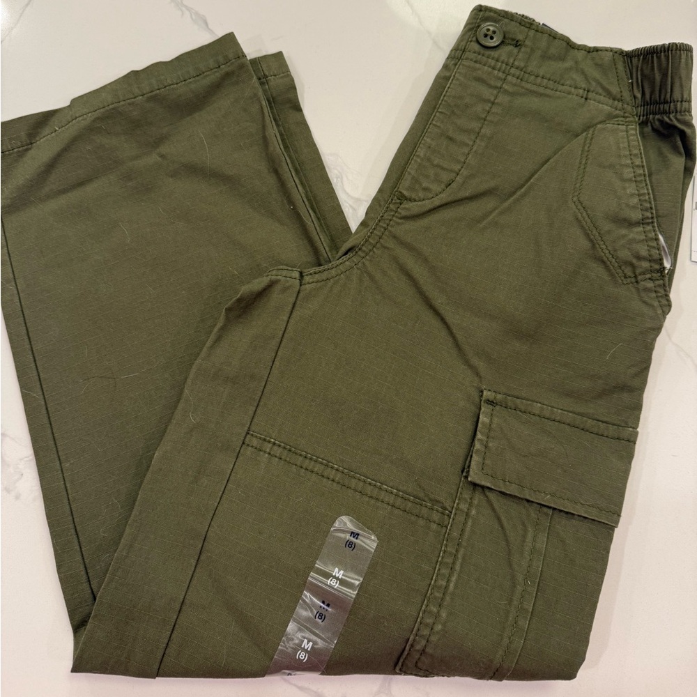 NWT Green Cargo Pants, Gap Kids!